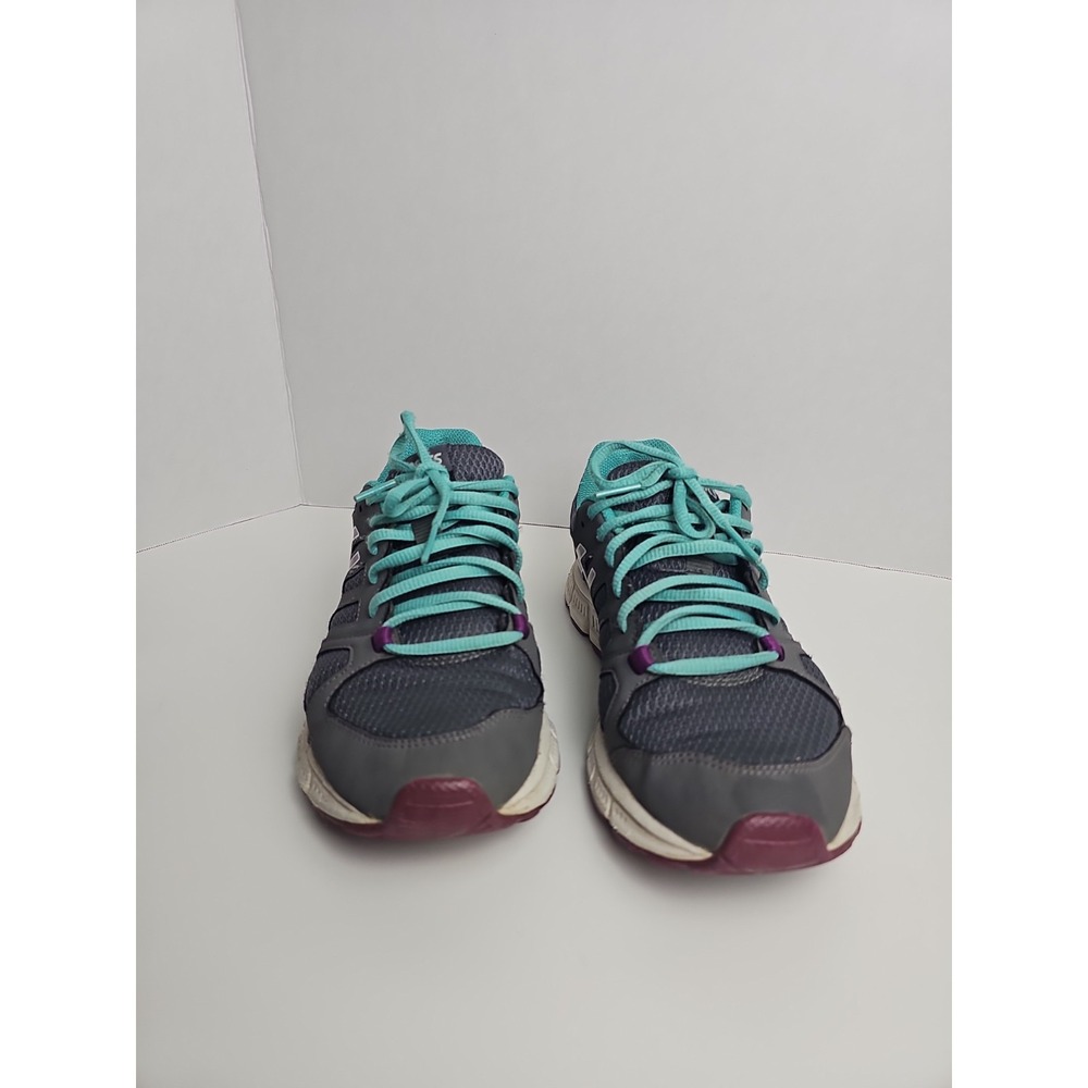ASICS Training  Running Shoes Women's Sz 6 Grey/teal/purple Athletic Sneakers